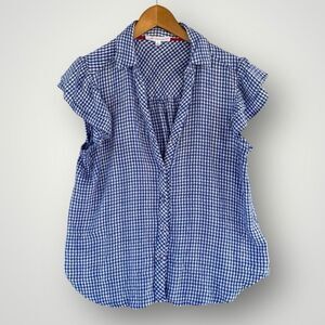 🎉5 for $45🎉 jane and delancey top Blouse Shirt Size S Blue
